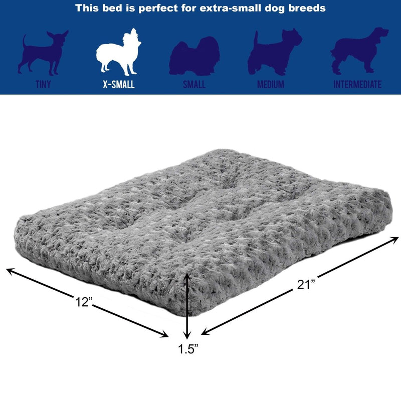 MidWest Homes for Pets Deluxe Dog Beds - Super Plush Dog & Cat Beds Ideal for Dog Crates - 027773014317