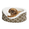 MidWest Homes for Pets Orthoperdic Egg - Crate Nesting Pet Bed For Small Breeds - Fabric Protector - Small Brown - 027773021063