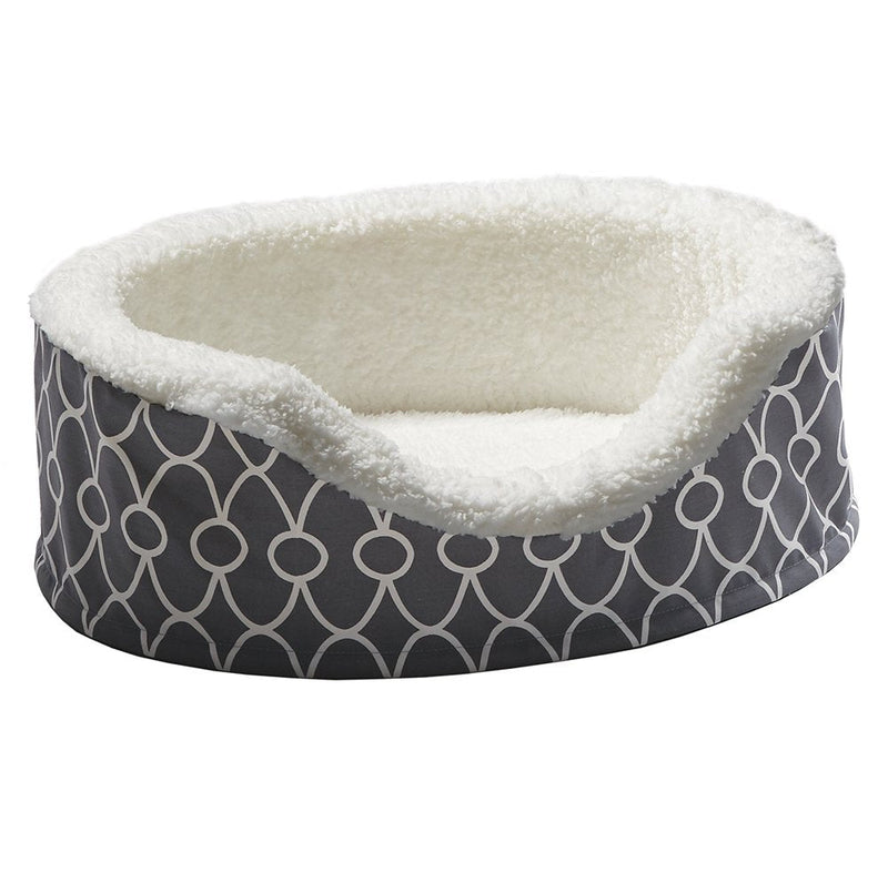 MidWest Homes for Pets Orthoperdic Egg - Crate Nesting Pet Bed For Small Breeds - Fabric Protector - XS Gray - 027773020981