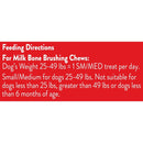 Milk - Bone Fresh Breath Brushing Chews, 38 Small/Medium Daily Dental Dog Treats - 079100882540