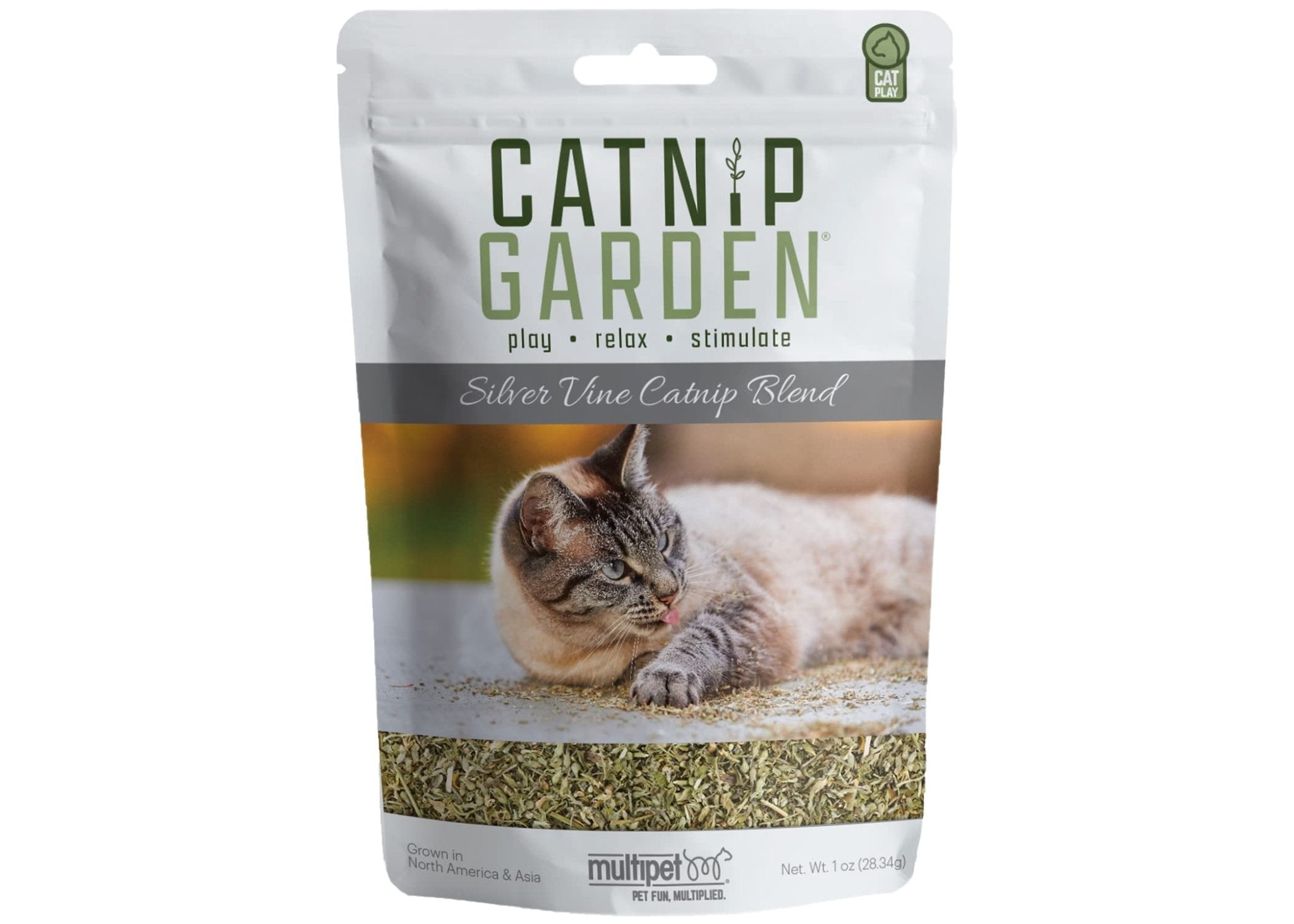 Multipet Catnip Garden Silver Vine 1oz, Cat Toy