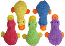 MULTIPET Duckworth Plush Filled Dog Toy, Assorted Colors, (Pack of 1) - 784369377019