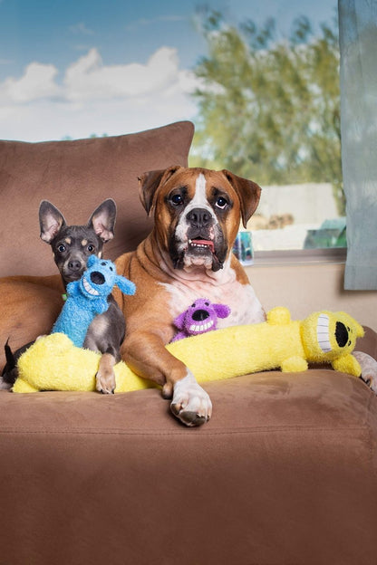 Multipet International Original Loofa Dog Mini 6 - Inch Dog Toy (Assorted colors) - 784369477115