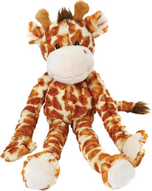 Multipet plush enuff swingin safari giraffe dog toy large