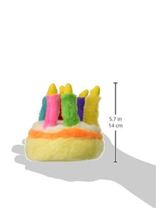 Multipet Plush Musical Birthday Cake Dog Toy