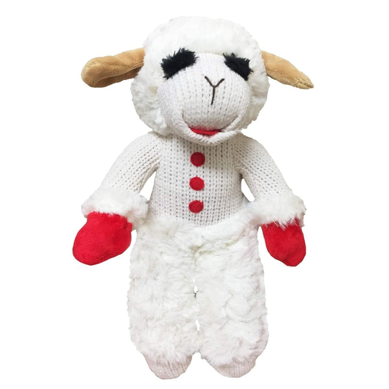 Multipet Standing Lamb Chop 13" Dog Toy - 784369484151