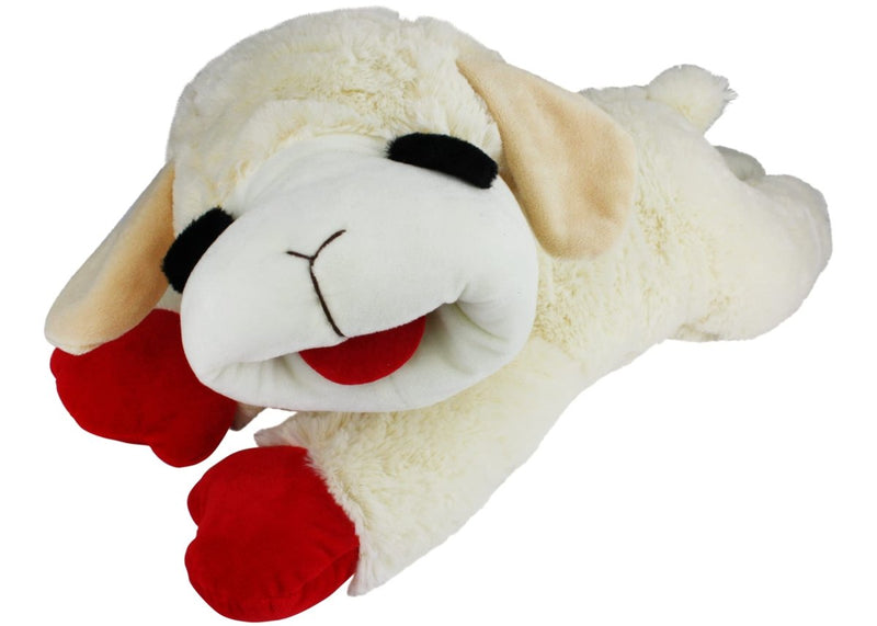 Multipet's Officially Licensed Lamb Chop Jumbo White Plush Dog Toy, 24 - Inch - 784369483888