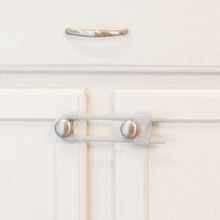 MYPET North States Safety Paws Grip & Glide Cabinet Locks | Works on Side - by - Side cabinets (3 - Pack, Gray) - 026107071743