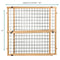 MYPET North States Wire Mesh Dog Gate - 29.5 - 50" Wide - Pressure Mount - Dog Gate 31" Tall - Expandable - Durable Dog Gates for Doorways - Sustainable Hardwood - door - 026107046147