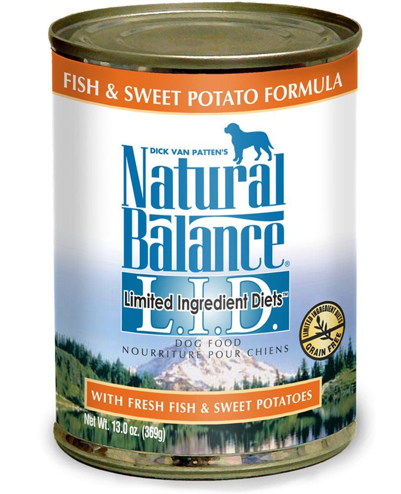 Natural Balance L.I.D. Fish & Sweet Potato Formula Dog Food - 723633431200