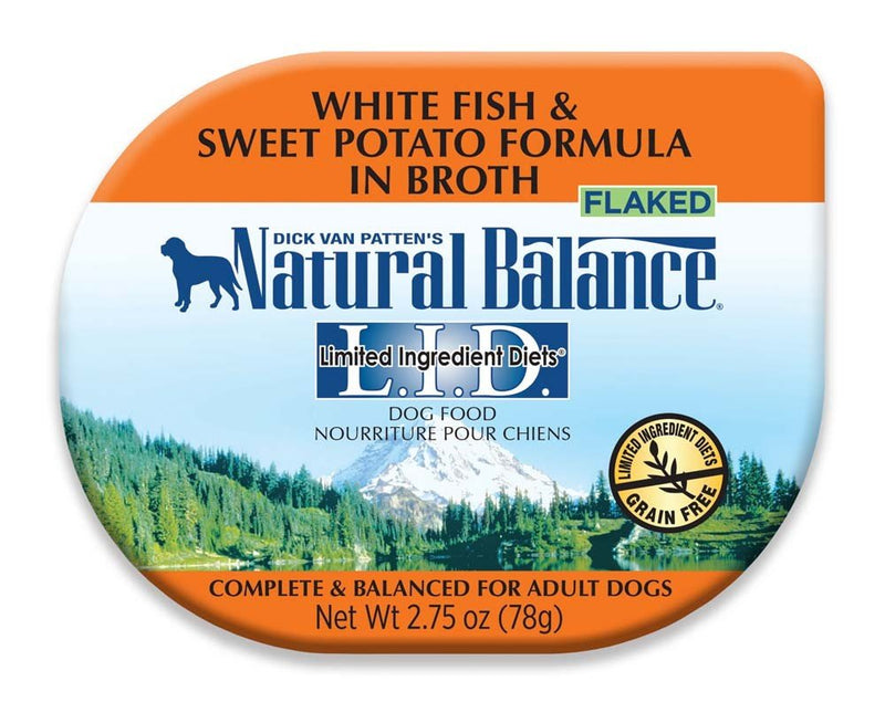 Natural Balance L.I.D. Fish & Sweet Potato Formula Dog Food - 723633431200