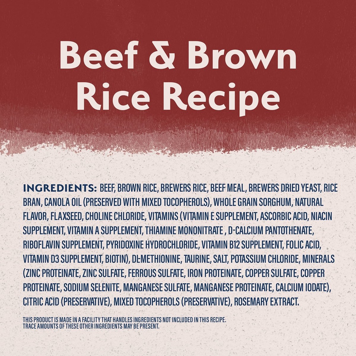 Natural Balance Limited Ingredient Adult Dry Dog Food with Healthy Grains, Beef & Brown Rice Recipe, 12 Pound - 723633689267