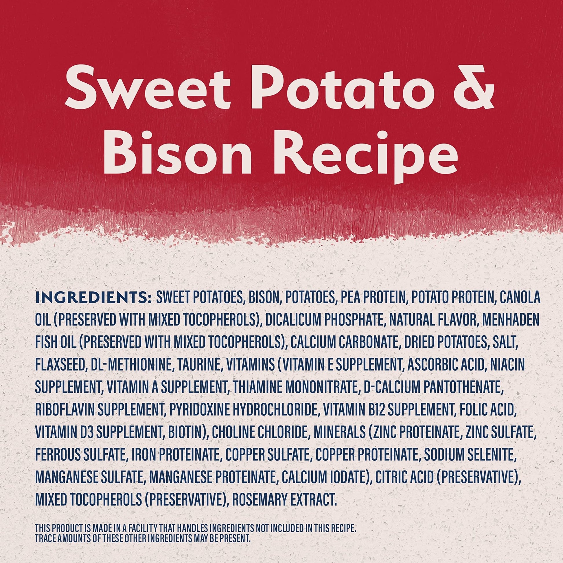 Natural Balance Limited Ingredient Adult Grain - Free Dry Dog Food, Reserve Sweet Potato & Bison Recipe, 22 Pound (Pack of 1)