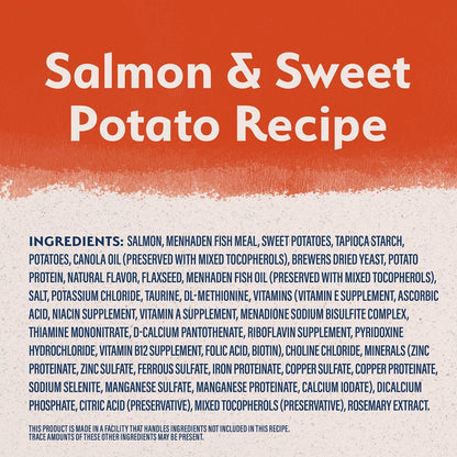 Natural Balance Limited Ingredient Adult Grain - Free Dry Dog Food, Salmon & Sweet Potato Recipe, 12 Pound (Pack of 1)