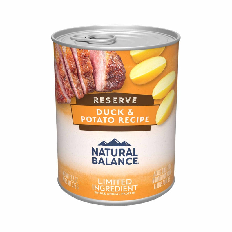 Natural Balance® Limited Ingredient Reserve Wet Dog Food, Duck & Potato Recipe, 13.2 Ounces - 723633001540