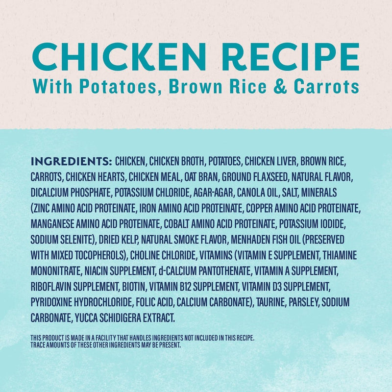 Natural Balance Original Ultra Adult Wet Dog Food, Chicken Formula with Brown Rice, Carrots & Potatoes, 13 Ounce Can - 723633001595