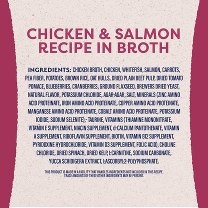 Natural Balance Original Ultra Fat Dogs Adult Low Calorie Wet Dog Food for Overweight Dogs, Chicken & Salmon Recipe in Broth, 13 - oz. Can - 723633763738