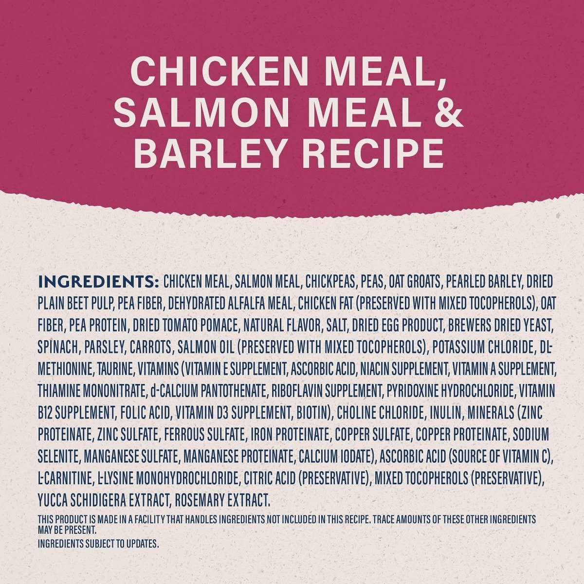 Natural Balance Original Ultra Fat Dogs Chicken Meal, Salmon Meal & Barley Recipe Adult Dry Dog Food, 24 lbs. - 723633014373