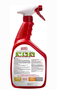 Nature's Miracle Enzymatic Formula Advanced Stain & Odor Eliminator, 32 - fl oz bottle, Sunny Lemon Scent