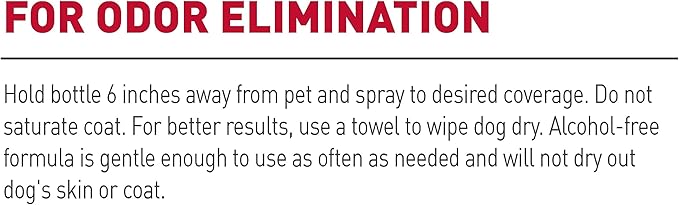 Natures miracle freshening spray no wet dog smell 8oz sun kissed breeze scent dog spray
