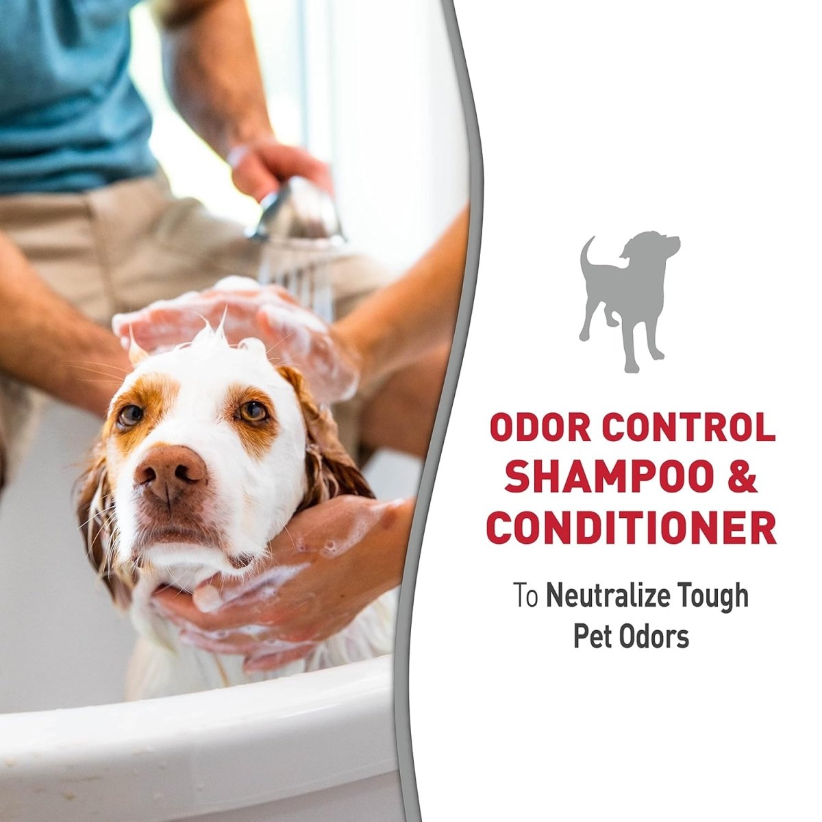 Nature's Miracle Nature’s Miracle Odor Control Shampoo & Conditioner, 16 Ounces, Lavender Scent - dog shampoo - 018065284174