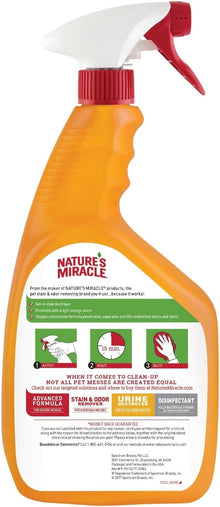 Natures Miracle Oxy Set In Stain Destroyer 32oz Spray Dog Cleaning Spray