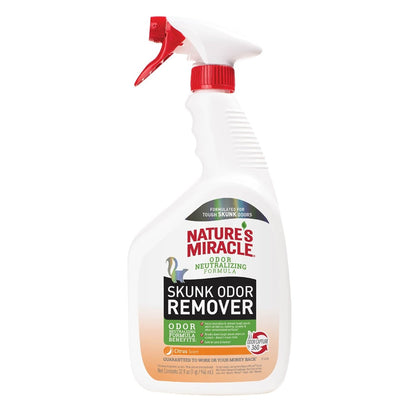 Nature's Miracle Skunk Odor Remover Citrus Scent For Dog - 32 Oz - Odor Neutralizing Formula - Remover - 018065984203