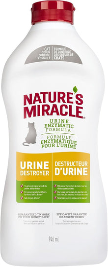 Natures miracle urine enzymatic formula urine destroyer 32oz bottle cat spray