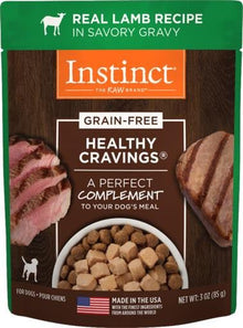 Nature'S Variety Instinct Healthy Cravings Pouches Dog - Lamb 3 Oz