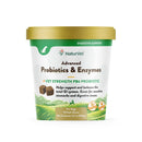 NaturVet Advanced Probiotics and Enzymes Supplement - Plus Vet Strength PB6 Probiotic - Soft Chews - Made in The USA with Globally Source Ingredients - 70 Chews - dog supplement - 797801037020