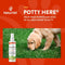 NaturVet – Potty Here Training Aid Spray | Attractive Scent Helps Train Puppies & Dogs Where to Potty | Formulated for Indoor & Outdoor Use | 8 oz