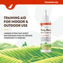 NaturVet – Potty Here Training Aid Spray | Attractive Scent Helps Train Puppies & Dogs Where to Potty | Formulated for Indoor & Outdoor Use | 8 oz