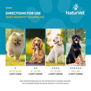 NaturVet Quiet Moments Calming Aid Dog Supplement – Helps Promote Relaxation - Reduce Stress - Storm Anxiety - Motion Sickness for Dogs – Tasty Pet Soft Chews with Melatonin – 70 Ct. - dog supplement - 797801036955