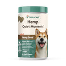 NaturVet Quiet Moments Plus Hemp Calming Aid Soft Chews for Dogs - 60 CT - dog supplement - 797801059312