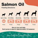 NaturVet Salmon Oil Skin & Coat Plus Omegas for Dogs & Cats - Supports Healthy Skin & Glossy Coat - Omega - 3 & 6 Fatty Acids - 17 oz Oil - dog supplement - 797801036122