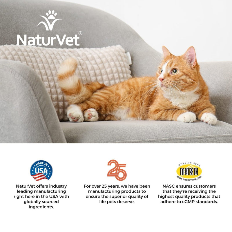 NaturVet Scoopables Cat Digestive Support - Digestive Enzymes for Cats with Probiotic - Supports Diet Change - Sensitive Stomachs & Healthy Digestive Tract - Salmon Flavored - 5.5oz Bag - dog supplement - 797801605373