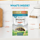 NaturVet Scoopables Quiet Moments Cat Calming Aid - Promotes Calm with Stressful Events Storms - Fireworks - Travel - Separation Anxiety - Cat Health Supplement with Melatonin - Salmon Flavored - 5.5 oz Bag