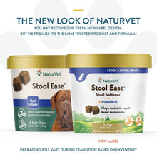 NaturVet Stool Ease for Dogs – 40 Soft Chews – Helps Maintain Regular Bowel Movements – Enhanced with Sugar Beet Pulp, Flaxseed & Psyllium Husk – 40 Day Supply