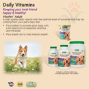 NaturVet VitaPet Adult Daily Vitamins Plus Breath Aid for Adult Dogs - 60 ct Soft Chews - Made in The USA with Globally Source Ingredients - dog supplement - 797801036870