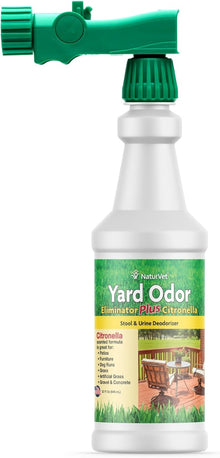 NaturVet – Yard Odor Eliminator – Eliminate Stool and Urine Odors from Lawn and Yard – Designed for Use on Grass, Plants, Patios