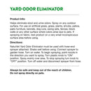 NaturVet Yard Odor Eliminator - Eliminate Stool and Urine Odors from Lawn and Yard – Designed for Use on Grass, Plants, Patios, Gravel, Concrete & More – 31.6 oz