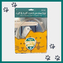 North States MyPet Safety Paws 10’ Ruff & Tuff Cord Protector | Helps Prevent Sharp Teeth from Chewing Cords (1 - Pack, Clear)