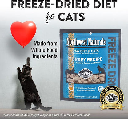 Northwest Naturals Freeze - Dried Turkey Cat & Kitten Food
