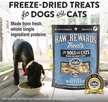 Northwest naturals raw rewards dog & cat treats freeze dried white fish 2.5oz