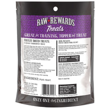 Northwest Naturals Raw Rewards Freeze - Dried Pork Heart Treats - 3 oz