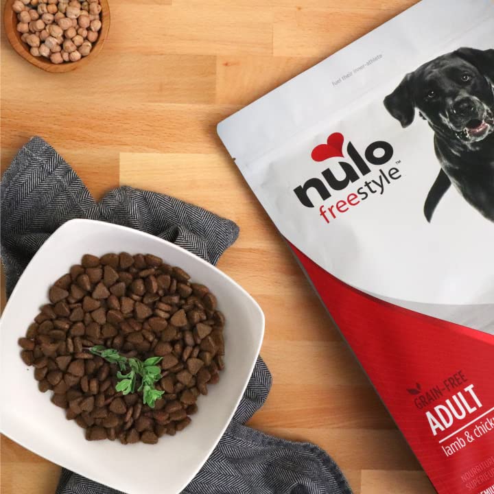 Nulo Adult Grain Free Dog Food: All Natural Dry Pet Food For Large And Small Breed Dogs (Lamb, 4.5Lb) - 811939020027