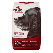 Nulo Challenger Puppy & Adult Alpine Ranch Beef, Lamb & Pork Dry Dog Food, 24 - lb bag
