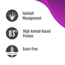 Nulo Freestyle Adult Cat Hairball Management Turkey & Cod Cat Dry Food - Purple - 5 lb Bag