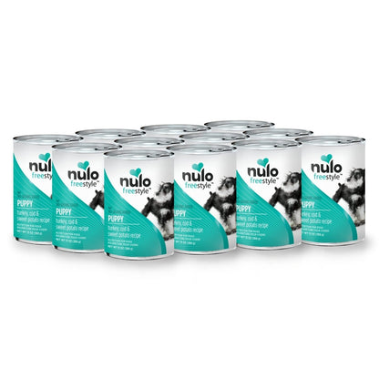 Nulo Freestyle All Breed Wet Canned Dog Food for Puppies, Premium All Natural Grain - Free, High Animal - Based Protein