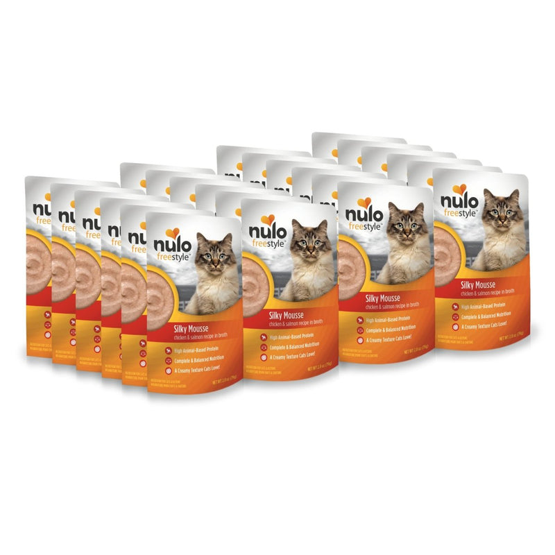 Nulo Freestyle Wet Cat Food Silky Mousse - Chicken & Salmon Recipe - Nutrition For Cat - 2.8 oz